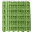 thumbnail image 3 of Ambesonne Abstract Shower Curtain, Retro Circles Background, 69"Wx84"L, Lime Green Fern Green, 3 of 3