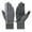 Gray, variant on Kyusrd Winter Warm Gloves Diving Cloth Plus Velvet Thickened Outdoor Sports Cycling Gloves
