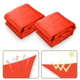 thumbnail image 3 of Yescom 2 Pack 25FT Triangle Sun Shade Sail UV Block Commercial Carpark Pool Camping Beach Outdoor Watermelon Red, 3 of 10