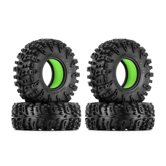Insertos para neumáticos y neumáticos para TRX4M SCX24 1/18 1/24 RC Crawler