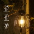 thumbnail image 4 of YAHHU Solar‑Powered Hanging Lantern – IP65 Waterproof, 600 mAh Rechargeable Battery, Light‑Control Technology, Ideal for Garden, Patio, and Yard, 4 of 6