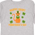 thumbnail image 4 of Inktastic St. Patrick's Day Happy Saint Purrtrick's Day Boys or Girls Long Sleeve Toddler T-Shirt, 4 of 5