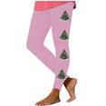 thumbnail image 2 of Pantalones moldeadores de moda para mujer, leggings con estampado navideño y pantalones elásticos deportivos para yoga, pantalones para mujer, 2 of 5
