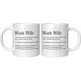 thumbnail image 6 of Work Wife Coworker Funny Ceramic Coffee Mug For Her Girlfriends Officemates Retirement Thank You Appreciation 11 oz Novelty Drinkware White Cups, 6 of 6