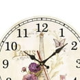 thumbnail image 7 of YWMJZEU European Style Wall Clock Wood Decorative 30cm for School Farmhouse Living Room Wall Hanging C, 7 of 7