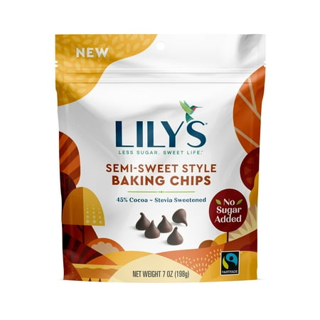 Lily’s Semi-Sweet Chocolate Baking Chips, 7 Oz - Walmart.com - Walmart.com