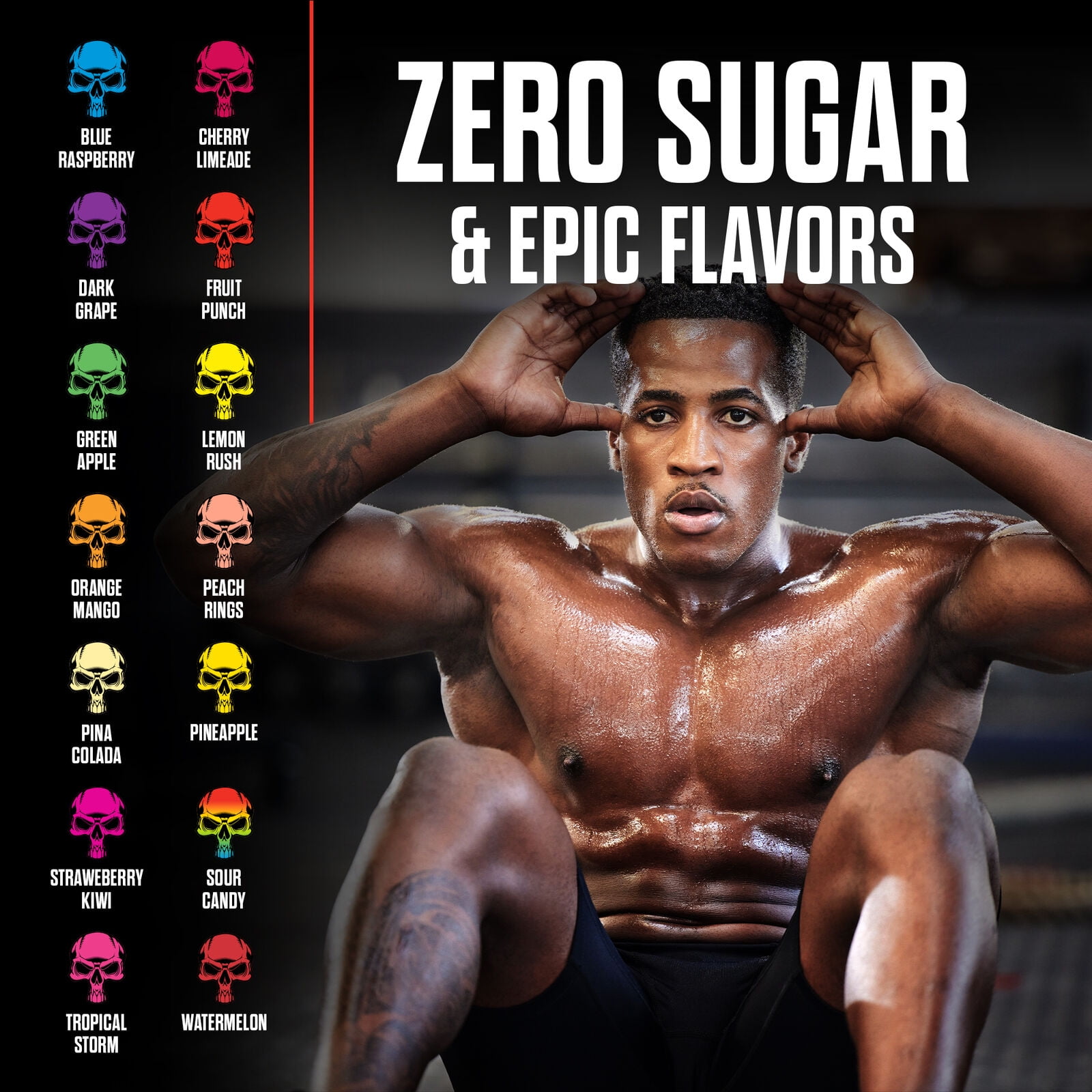 JNX Sports® The Curse Pre Workout Powder Watermelon Pre Workout Mix for Energy and Focus, 30 Serves