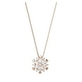 thumbnail image 1 of Rhinestone collar de gargantilla de plata del copo de nieve Collares de cristal de la cadena de joyería para las mujeres niñas, 1 of 5