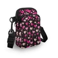 thumbnail image 3 of HELLHERO Love Pattern Double-layer Crossbody Sling Bags for Women, Casual Travel, 3 of 7