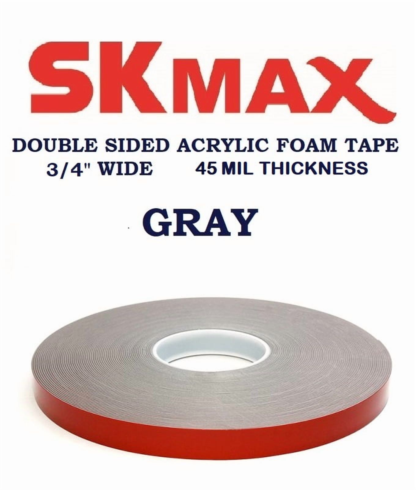 SKmax SUPER-X tape 3/4"X108' double sided acrylic foam Tape automotive mounting