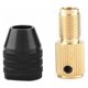 thumbnail image 1 of Mini portabrocas autoajustable, mini portabrocas para taladro eléctrico, capacidad de sujeción de 0,3 a 3,4 mm (agujero de 2 mm), mini portabrocas para taladro eléctrico, para eje del motor, 1 of 5