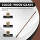 thumbnail image 4 of Telescopic Spring Tension Curtain Rail Pole Rods,70~120cm,Wood color, 4 of 5