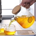 thumbnail image 3 of YOPTOP Glass Teapot with Infuser for Loose Tea and Blooming Tea  Heat Resistant Glass Teapot and Kettle for Stovetop  Perfect Tea Maker  1600ml/54oz, 3 of 7