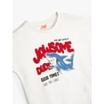 thumbnail image 2 of T-Shirt Short Sleeve Crew Neck Shark Printed Cotton, 2 of 3