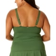 thumbnail image 2 of Anne Cole womens  Underwire Surplice Tri Tankini, 20W, 2 of 2