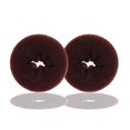 thumbnail image 1 of Kitjans Hair Donut Bun Maker, 2PCS Large 3.5 Inch Ring Style Bun for Thick, Long Hair (Brown), 1 of 5
