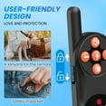 thumbnail image 6 of PcEoTllar Dog Training Collar with Remote, Rechargeable Dog Shock Collar, Beep Vibration Safe Shock, Orange, 6 of 11
