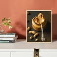 thumbnail image 3 of YANMS Peanut Butter Pposter Canvas Painting Wall Art Picture Kitchen & restaurant Dessert Nut Food Pictures 12x16in, 3 of 4