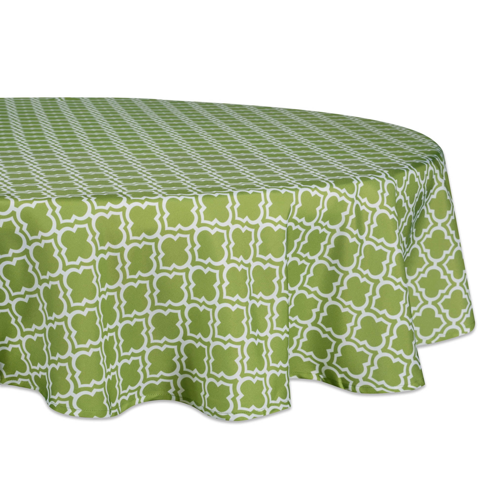 DII Banana Leaf Outdoor Tablecloth With Zipper 52 Round 
