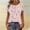 A447 Watermelon Red, variant on Xdegoge T Shirt for Women Henley Neckline Short Sleeve Casual Romantic Style Regular Fit Two Tone Color Block Floral Graphic Splicing Print Lightweight Soft Summer Spring Tops