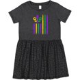 thumbnail image 3 of Inktastic Mardi Gras Flag 2 Girls Toddler Dress, 3 of 5