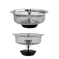 thumbnail image 4 of Tapón para fregadero de cocina, colador, tapón para eliminación de basura, acero inoxidable, Universal, antiobstrucción, filtro para fregadero de cocina, tamiz, colador de cesta, 4 of 5
