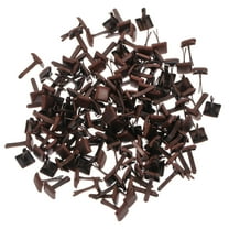 MERRYHAPY 300Pcs Dark Brown 2-Foot Decorative Rivets for Crafts, Leatherwork, Upholstery Projects