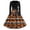 Black, variant on WTOBBY Women's Retro Halloween Printed Dress Featuring V-Neckline, Slim Casual Design, Long Sleeves, and Comfortable Fit for Party Wear ,Black L