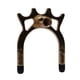 thumbnail image 4 of Puente de taco de billar portátil de metal con soporte antideslizante para taco de billar Cross Bridge Head, 4 of 6
