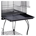 thumbnail image 5 of Medium Open Top Parrot Cage for Cockatiels Conures Green Cheek Parakeets with Rolling Stand, 5 of 7