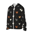 thumbnail image 2 of Balery Funny Chicken Men's Women's UPF 50+ Sun Protection Lightweight Hoodie Performance Long Sleeve Shirt for Fishing Running-3X-Large, 2 of 9