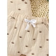 thumbnail image 6 of Liacowi 2 Pcs Baby Boy Girl Summer Outfit Sets Cotton Linen Sun Pattern Short Sleeve Tops Drawstring Waist Shorts, 6 of 8
