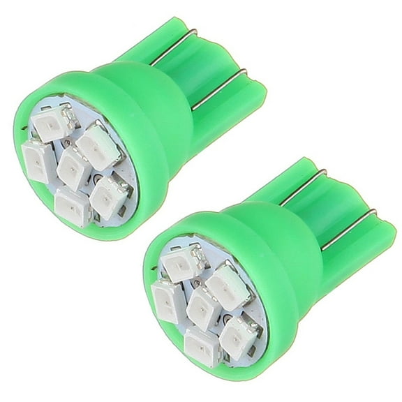 SCITOO 2Pcs Green T10 168 Light Bulbs 194 175 Instrument Gauge Cluster Light Bulbs
