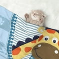 thumbnail image 2 of Pofeuu Giraffe Come Out From Zipper Print Puppy Blanket,Dog Blankets,Pet Blanket Cozy Cat Blankets for Indoor Cats, Fuzzy Pet Blanket for Kitten Doggy Dog Blankets-Large, 2 of 8