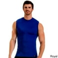 thumbnail image 3 of Insta Slim Activewear Basic Compression T-Shirt Sleeveless MA2018, 3 of 5