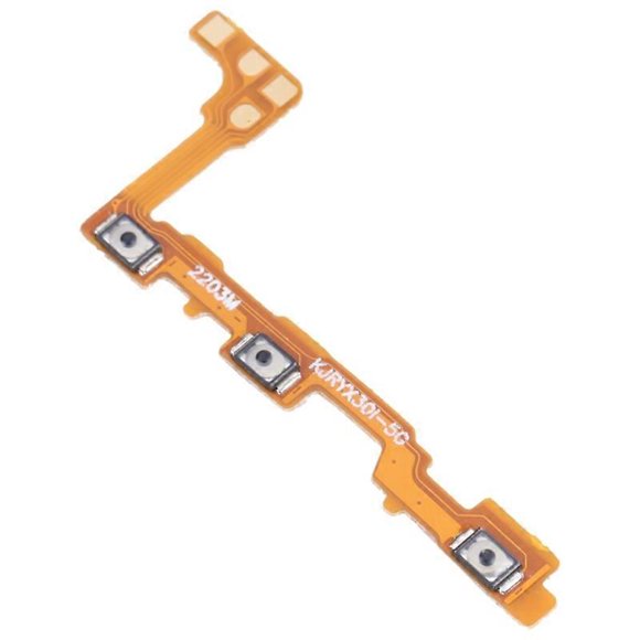 For Honor X8 4G Power On Off and Volume Flex Cable Replacement Part (without Logo)