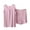 Pink, variant on Jamicy Summer Pajamas for Women Gift for Girlfriend Pajamas for Women Two Piece Modal Loungewear Casual Tank Top & Shorts Sleepwear Pj Set