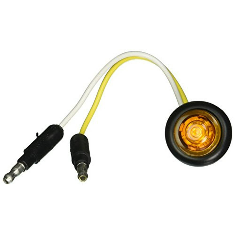 grote 49333 yellow micronova dot led clearance marker light (grommet
