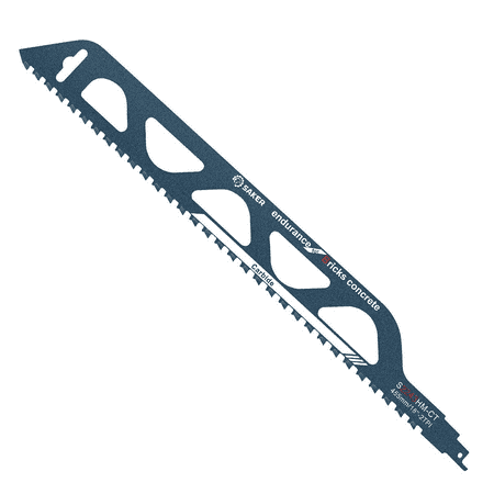 

Saker 18-inch Reciprocating Saw Blades Hard Alloy Saw Blades for Cutting Wood Porous Concrete Brick