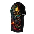 thumbnail image 3 of Retro Neon Lights Classic Motorcycle: A Vintage Style Ride (S-3XL), 3 of 7
