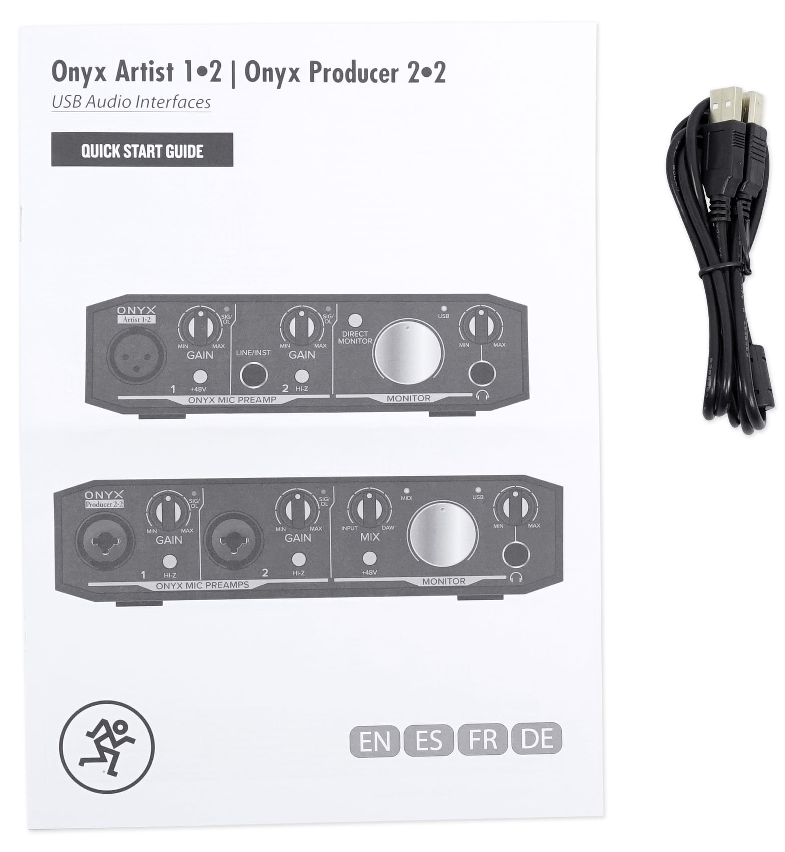 Mackie Onyx Producer 2.2 2x2 USB Audio MIDI Recording Studio Interface + Stand