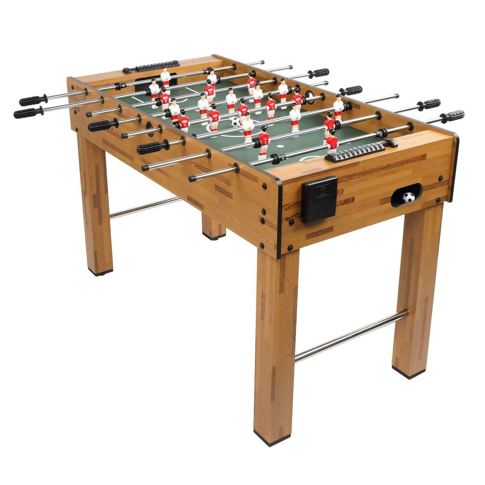 48-inch Game Foosball Table W/2 Balls 2 Cup Holders Indoor Soccer Table As a 
