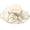 Beige, variant on Lispipm Summer Sun Hat with Wide Brim Organzas Derbys Top Hats Ladies Party Church Caps Outdoor Formal Dress Cap Beige