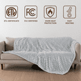 thumbnail image 4 of Sleepbella Electric Blanket with Temperature and Time Control,1-12 Hour Auto-off ,5 Temperature Levels,Full Size with Controller,Queen Size Two Controllers,PTC+NTC Overheat Protection, 4 of 8