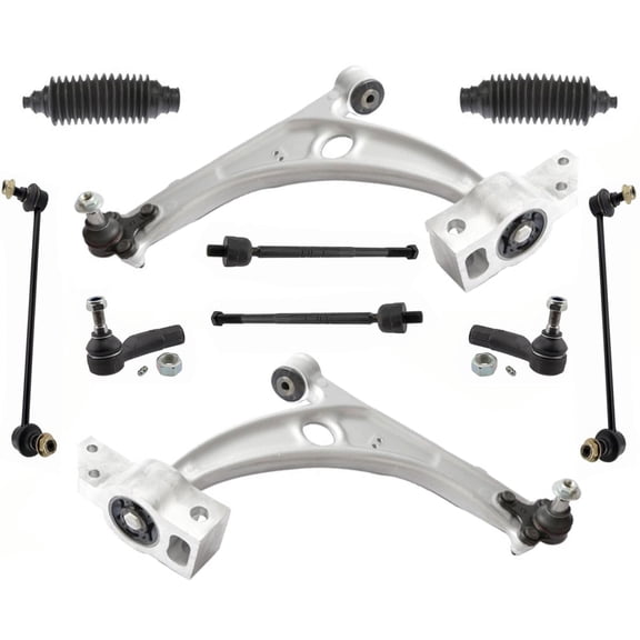 Front Lower Control Arms Tie Rods & Links For Volkswagen CC 2009-2017