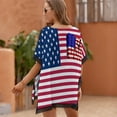 thumbnail image 5 of National Flag United States America USA Women's Swimsuit Coverup Summer Beach Cover Up Bathing Suit Dress, 5 of 6