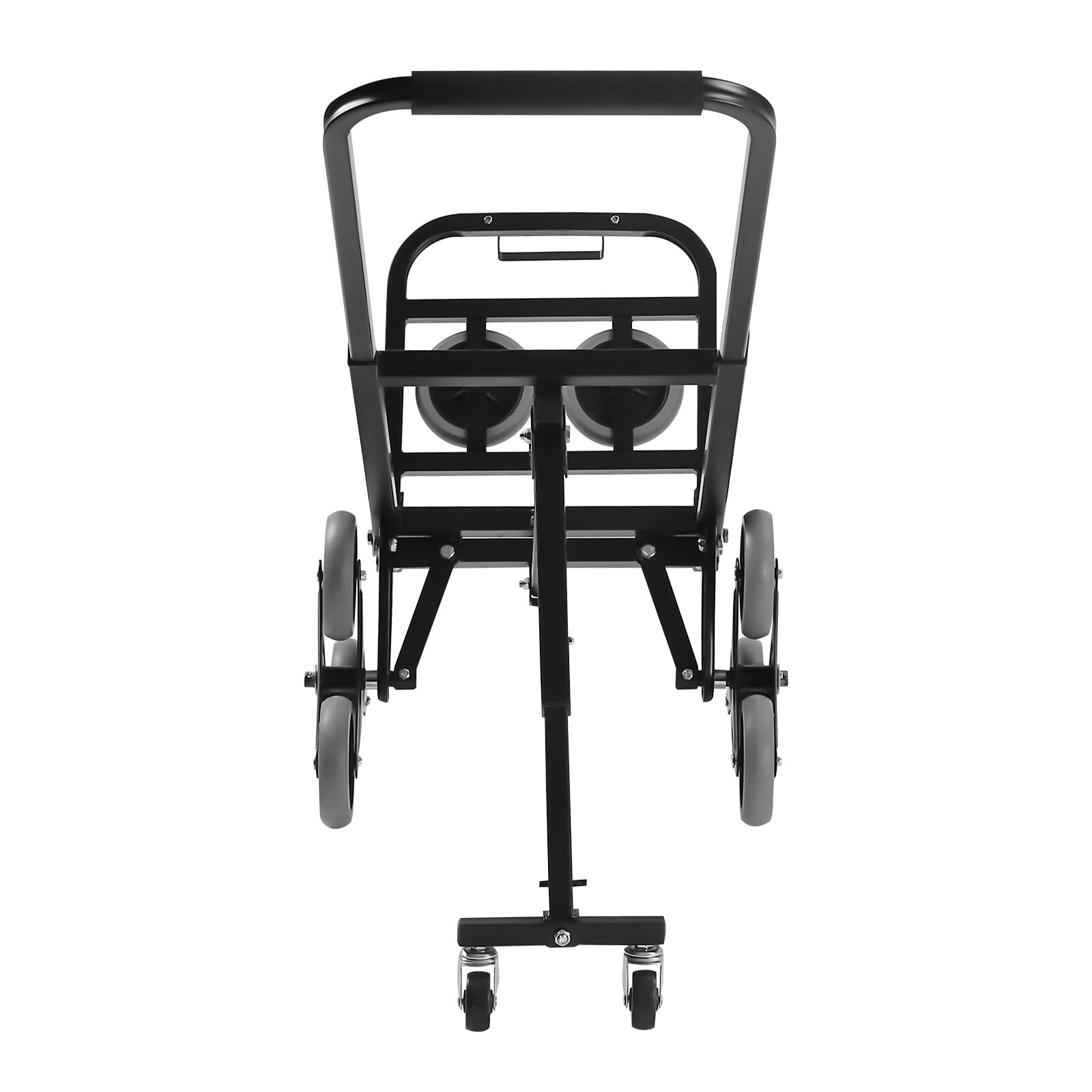 Foldable Climbing Cart, Heavy Duty Folding Hand Truck Dolly Cart with Telescoping Handle, for Offices, Campsites, Event Venues, Catering, Moving, Express Delivery, Warehouses, and Laundry