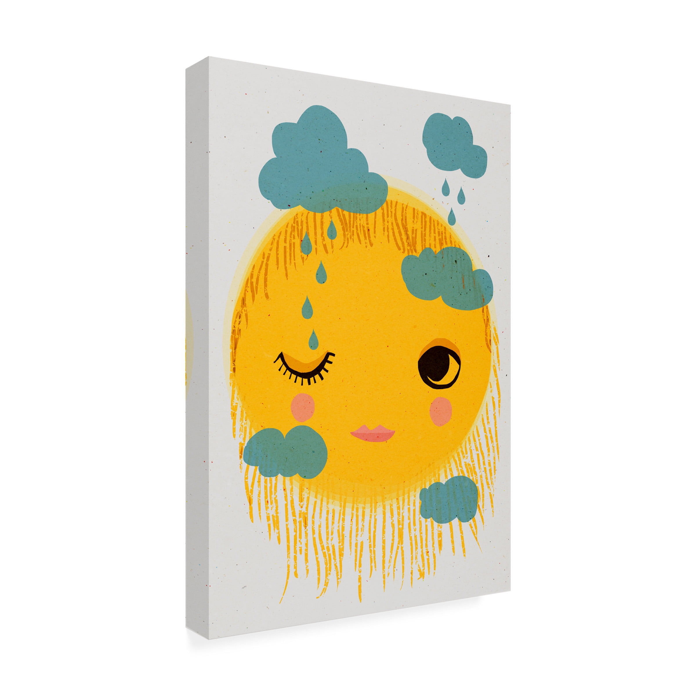 Treechild 'Sun And Rain' Canvas Art