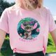 thumbnail image 1 of Cute Mickey Mouse Stitch Women's Casual Tops Harajuku Fashion Women's T-Shirts New Women's Crew Neck Tops Women's Short SleevesXXXL Gao Jinjia LED, 1 of 2