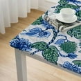 thumbnail image 4 of HAOXIT  Taj Square  Tablecloth, Handblock Print Floral Table Cloth for Kitchen Dining Linen I Parties, Weddings, Outdoors 36*36, 4 of 7